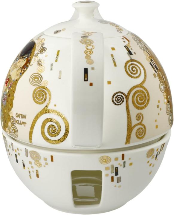 Produktbild Goebel mit Stövchen Gustav Klimt - Der Kuss (1.20 l)