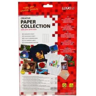 Logo, Etichette, Etykiety A4, matowe, białe, 10 szt.