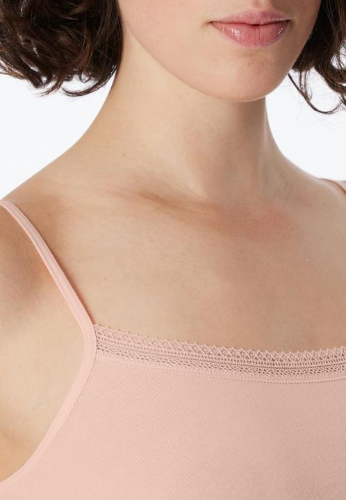 Produktbild Schiesser 2er Pack Cotton Lace Spaghetti Top (42, 2er Pack)