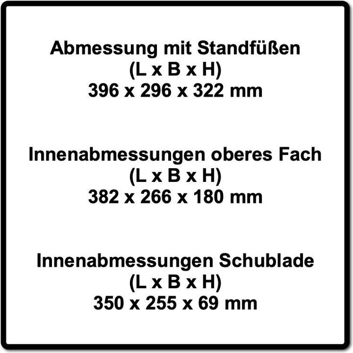 Image du produit Festool Systainer T-LOC SYS-COMBI 3 (3 pièces)