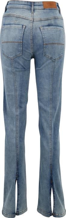 Produktbild Urban Classics Ladies High Waist Straight Slit Denim Pants (27)