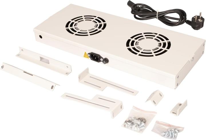 Immagine prodotto Roline 19-inch fan unit 2 fans ON/OFF grey