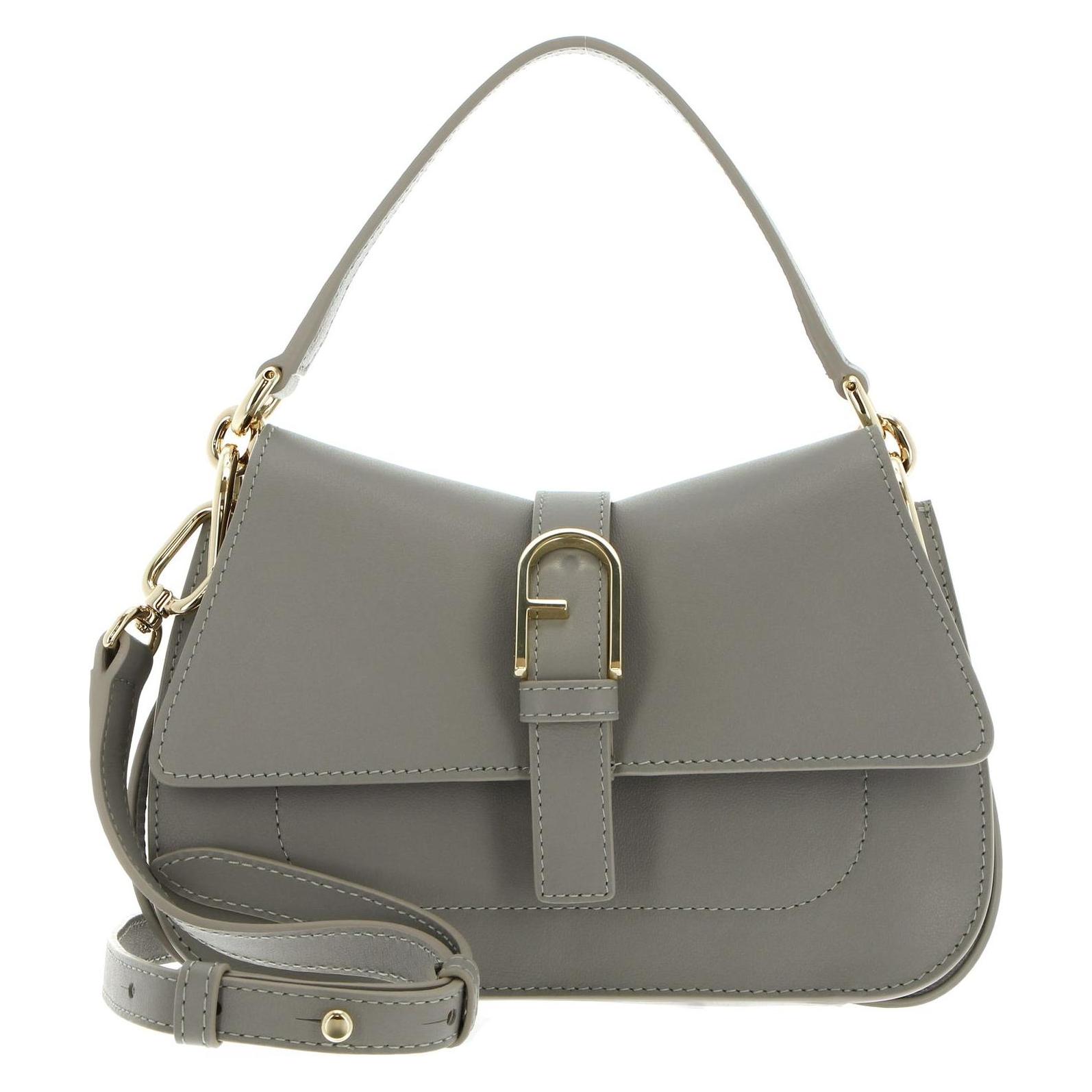Furla, Damen, Handtasche, Flow Mini Top Handle, Grau