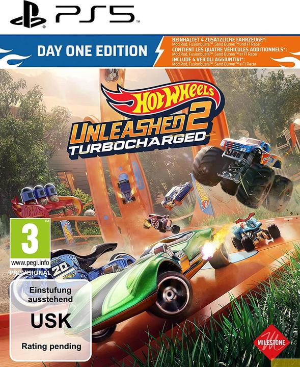 Produktbild Milestone Hot Wheels Unleashed 2 Turbocharged Day One Edition (PS5, DE, FR, IT)