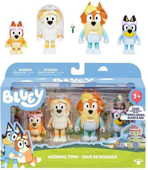 Image du produit Famosa Bluey assorted pack 4 figures