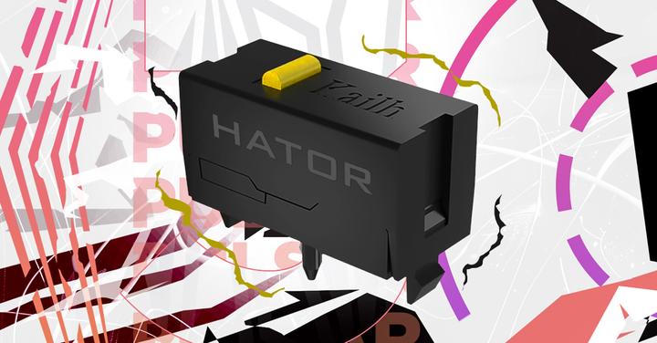 Actual product image Hator Pulsar 3, black - Optical Yellow 100M Switches PixArt PMW 3311(HTM610) (Cable)