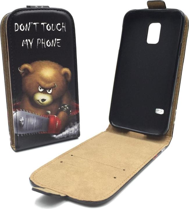 Produktbild König Design Handyhülle für Samsung Galaxy S5 Active Schutztasche Wallet Cover Case Schwarz (Samsung Galaxy S5 Active)