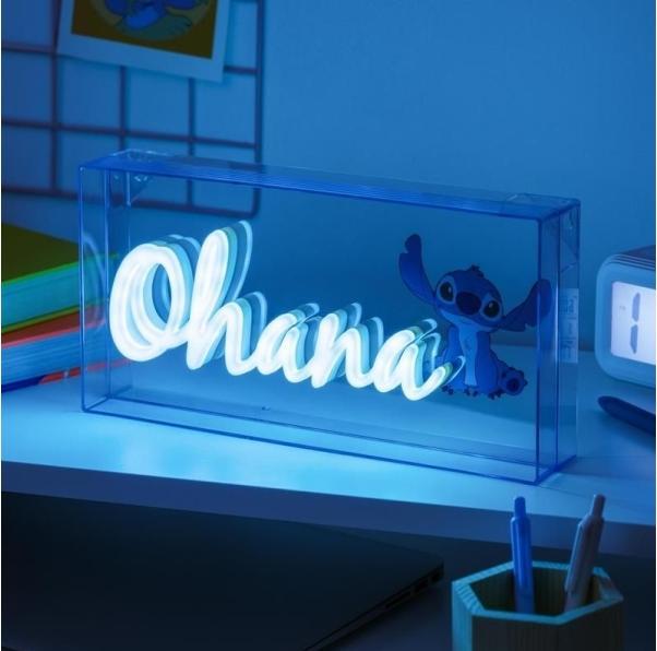 Actual product image Paladone Products LILO & STITCH - Ohana - Lamp Led Neon 15.5x30.5cm