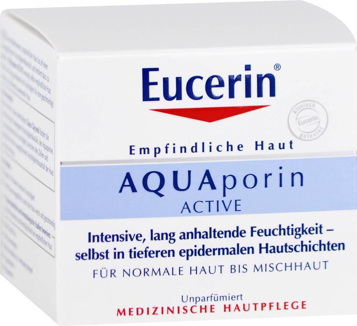 Actual product image Eucerin AQUAporin ACTIVE normal to combination skin cream, 50 ml Cream (50 ml, 24h cream)