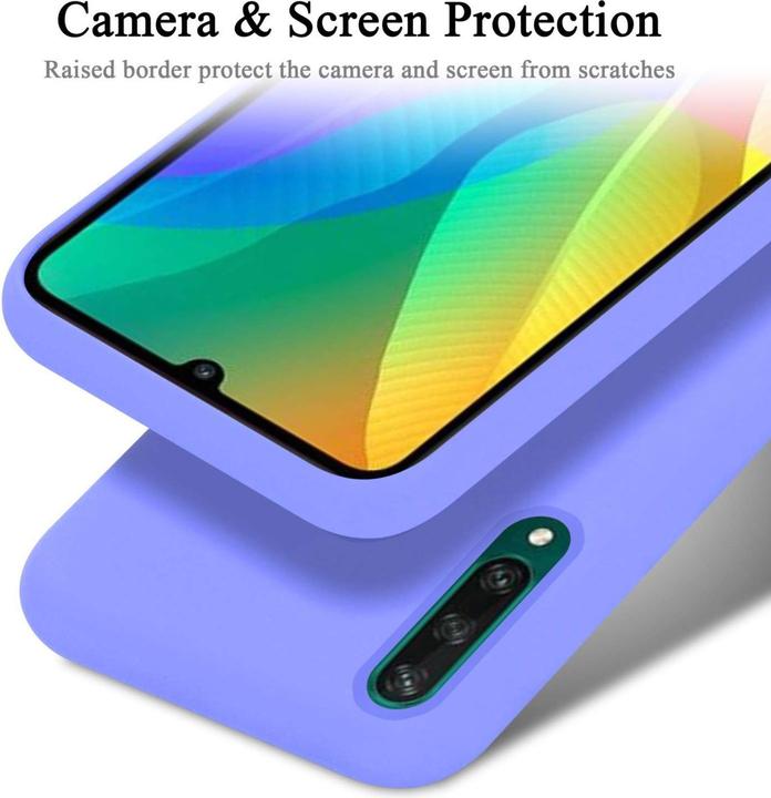 Actual product image Cadorabo Bumper Case for Huawei Y6P TPU Liquid Silicone Cover for Huawei Y6P (Huawei Y6p)