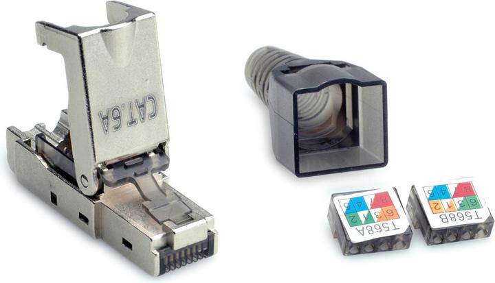 Value confetto da campo. RJ45-St. Cat.6A STP (Connettore del cavo di rete)