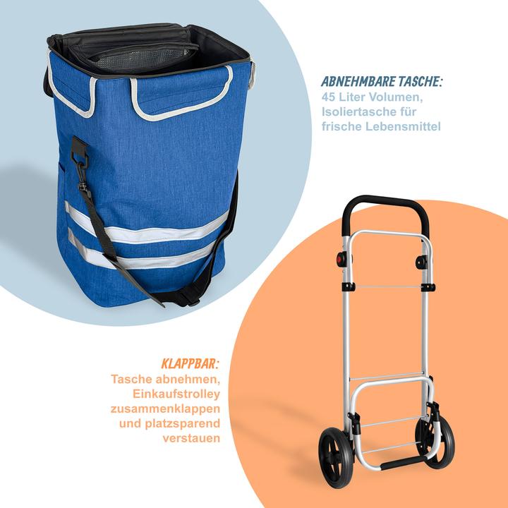 Produktbild Relaxdays Einkaufstrolley