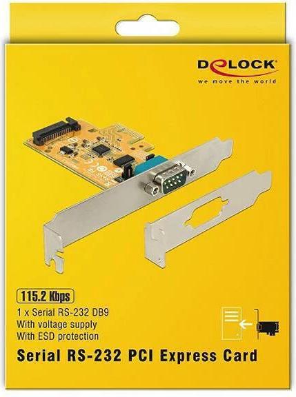 Image du produit Delock 90293 Carte PCI Express 1 x série