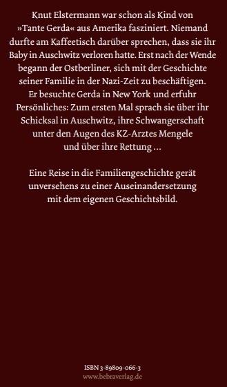 Produktbild Gerdas Schweigen (Deutsch, Knut Elstermann, 2006)