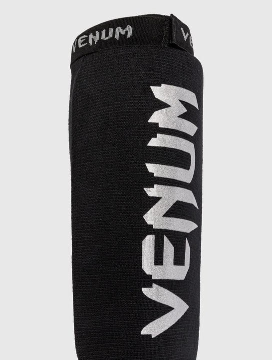 Immagine prodotto Venum Kontact Shin Guards Schwarz/Silber, L, Grösse: L (L)