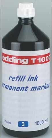 Edding Recharge d'encre Marker T1000 bouteille bleue 1.000ml (1 x)