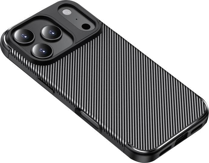 Immagine prodotto Techsuit - CarbonFiber - iPhone 17 Pro - Black (Apple iPhone 17 Pro)