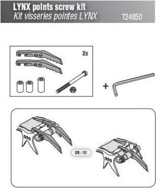 Produktbild Petzl Lynx Frontalzacken-Kit