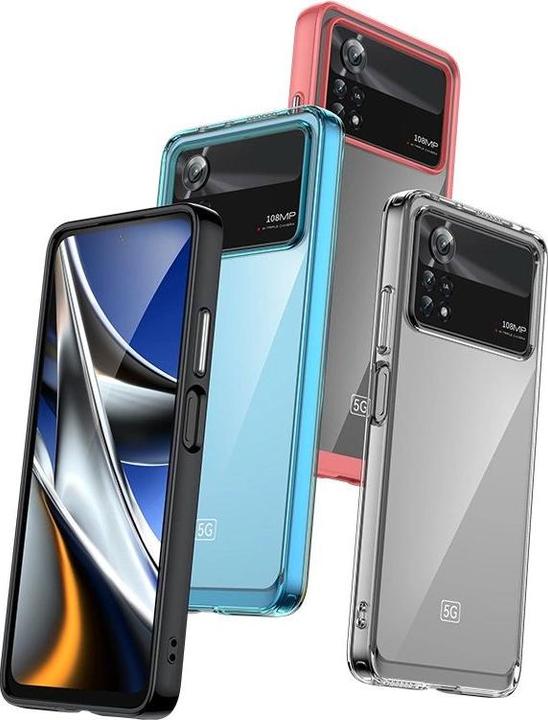 Produktbild Hurtel Weltraumhülle für Xiaomi Poco X4 Pro 5G Hülle mit flexiblem Rahmen blau (Xiaomi Poco X4 Pro 5G)