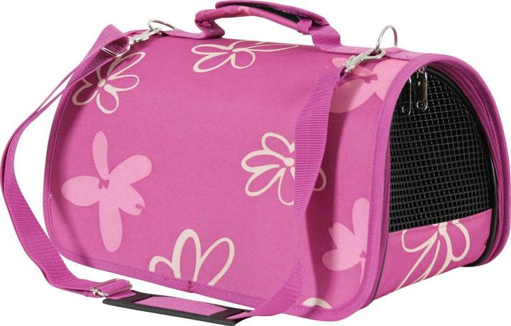 Image du produit Zolux Sac de transport FLOWER small fuchsia (Chien, Pliable, Verrouillable)