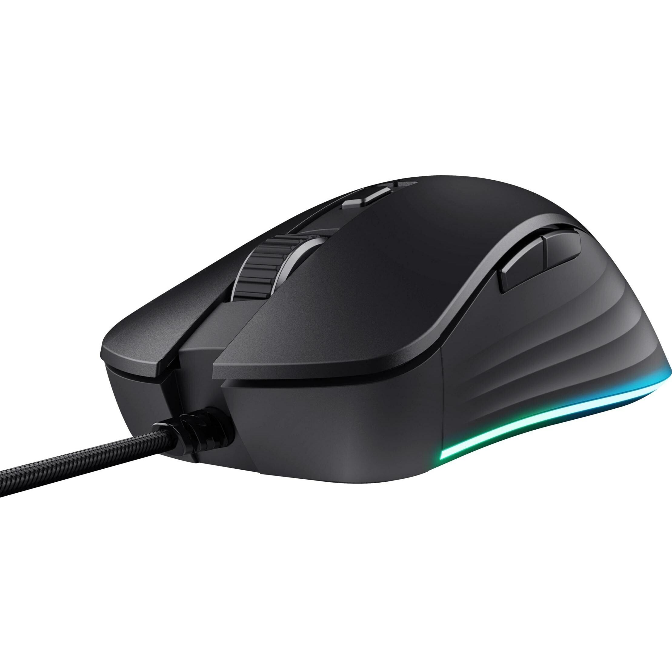 Thumbnail - Trust Gxt924 Ybar+ Gaming Mouse Black (Kabelgebunden), Maus, Schwarz