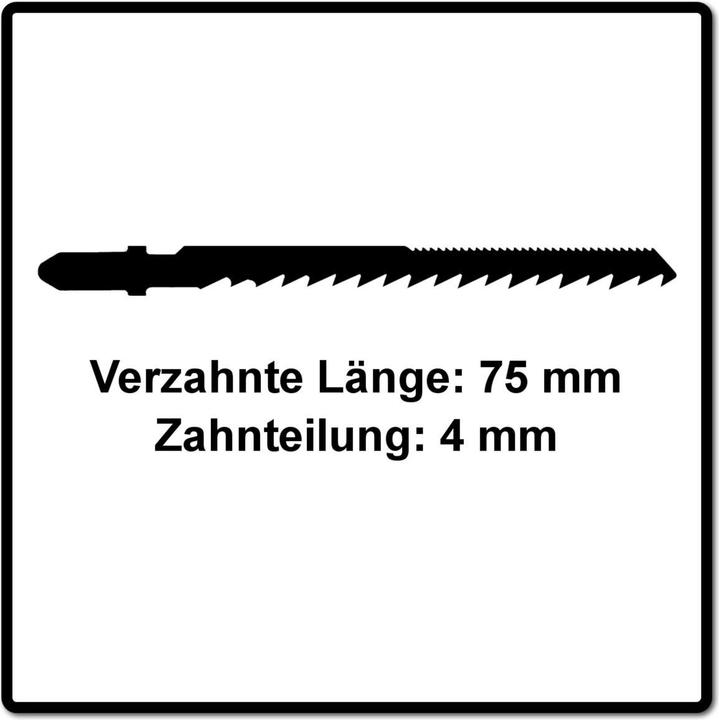 Image du produit Festool Lame de scie sauteuse S 75/4 K/5