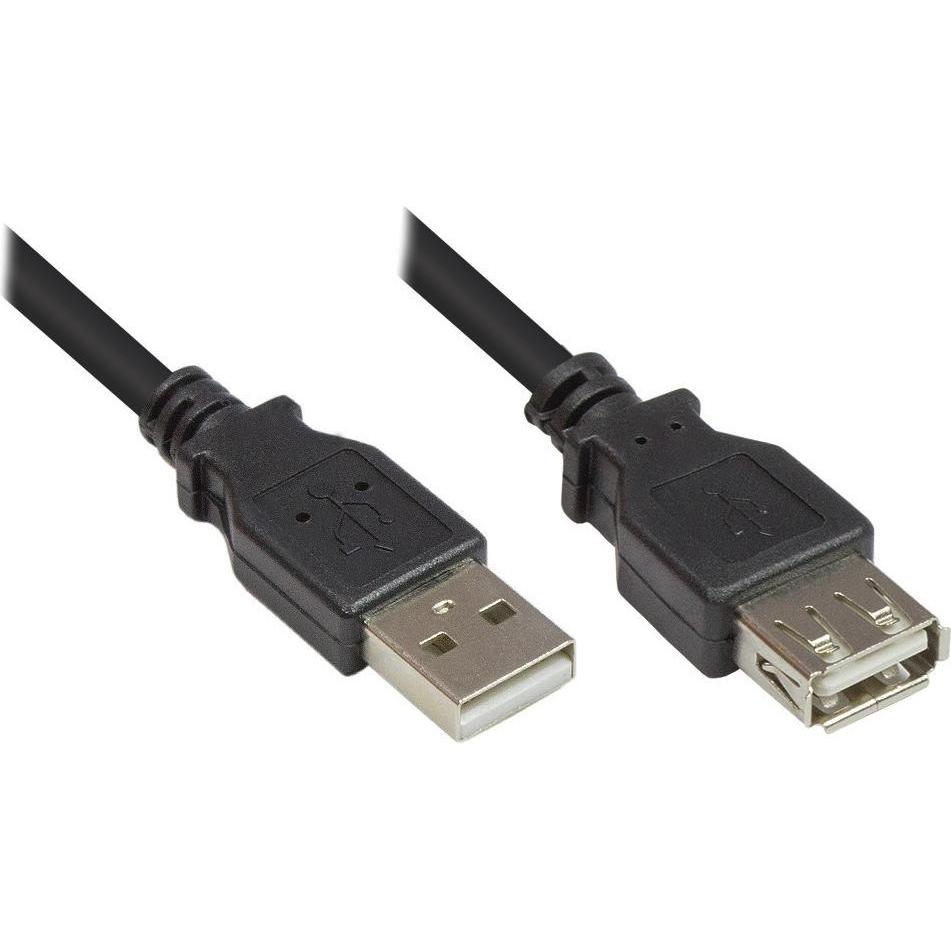Exsys USB Kabel A Stecker (5 m, USB 2.0), USB Kabel