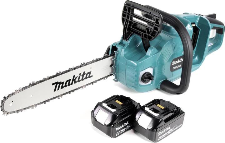 Actual product image Makita DUC 353 G2 Battery chainsaw 36V ( 2x18V ) Brushless 35 cm + 2x 6,0 Ah battery - without charger (Battery chain saw)