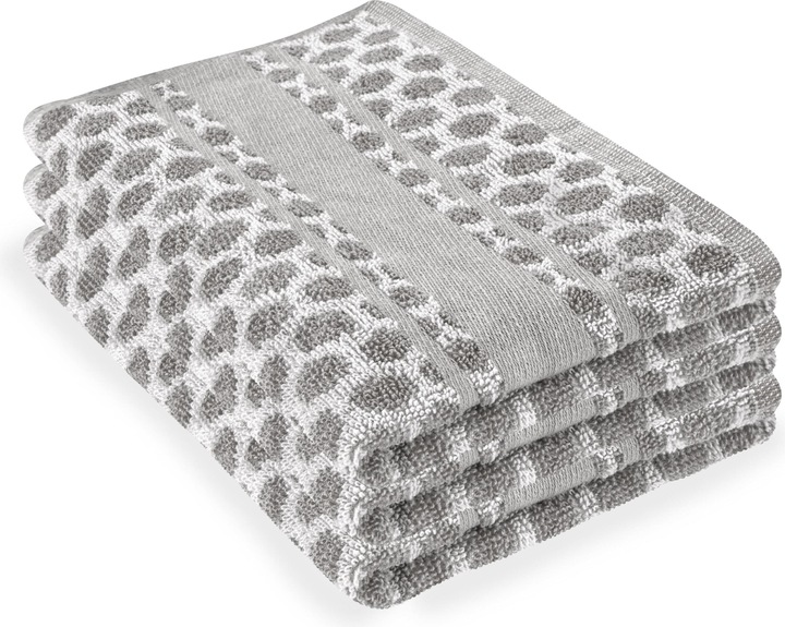 Actual product image Aspero 3 Terry cotton tea towels - 3900 (50 x 70 cm)