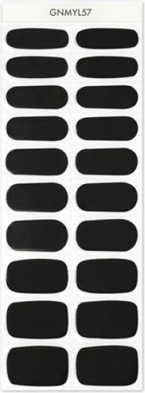 Actual product image MoYou London Gel Nail Strips Blackout (Blackout)