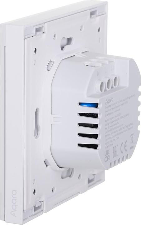 Actual product image Aqara Smart Wall Switch H1 White With Neutral, Single Rocker (Zigbee)