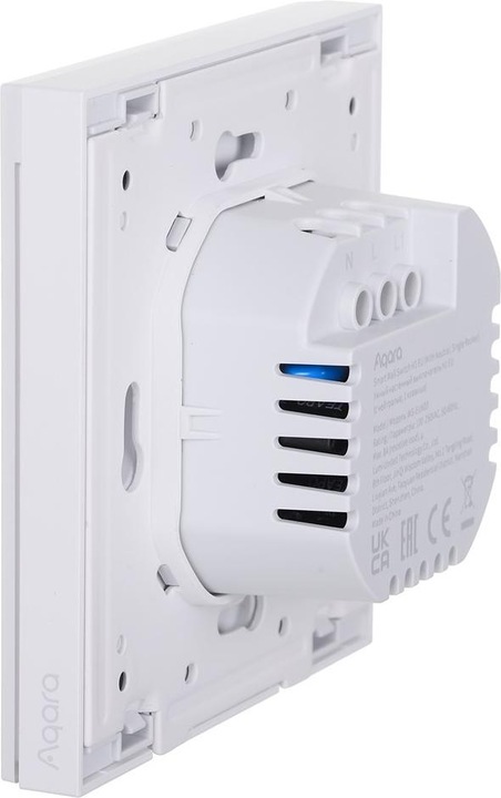 Produktbild Aqara Smart Wall Switch H1 Weiss With Neutral, Single Rocker (Zigbee)