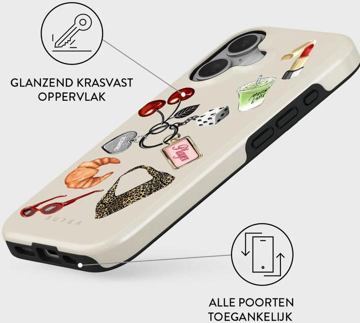 Actual product image Burga Tough MagSafe Case Apple iPhone 16 - It Girl (Apple iPhone 16)