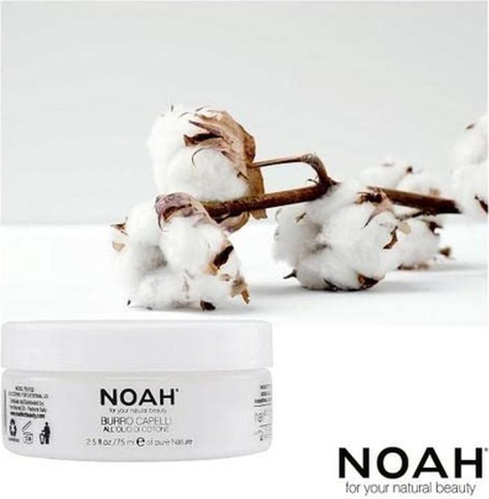 Immagine prodotto Noah 5.11 Burro per capelli con olio di cotone 75ml (75 ml)