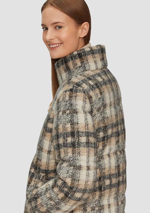 Immagine prodotto S.Oliver Outdoor-Jacke Karierte Pufferjacke in Woll-Optik (36)