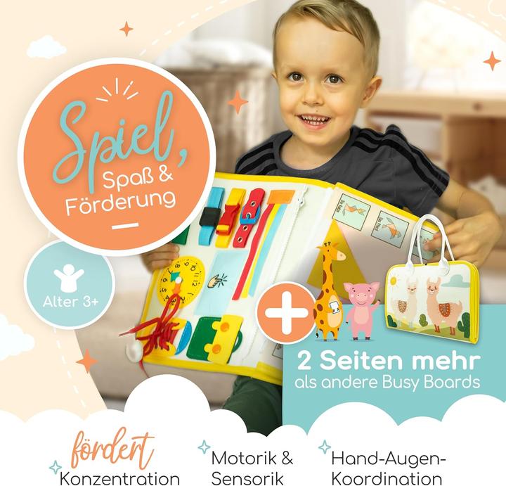 Produktbild Zoula kidz Busy Board Activity Buch für Kleinkinder