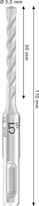 Produktbild Bosch Hausgeräte HammerbohrerPRO SDSplus-5X 5.5x50x 2608707230 VE10
