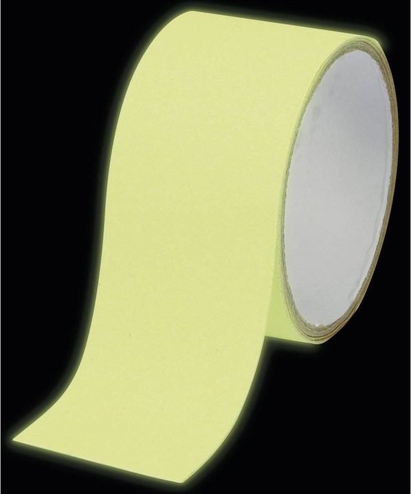 Actual product image Toolcraft Anti-slip tape, phosphorescent (25 mm)