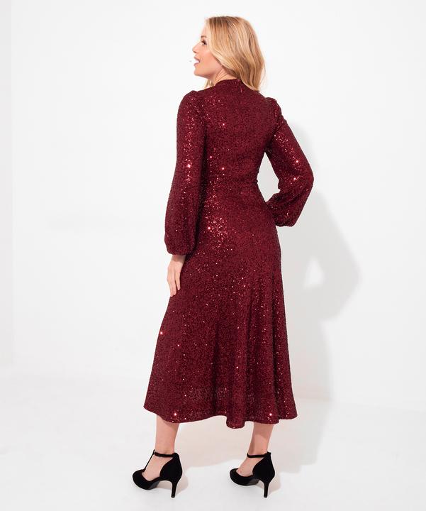 Image du produit Joe Browns Robe midi à col haut entièrement en sequin (44)