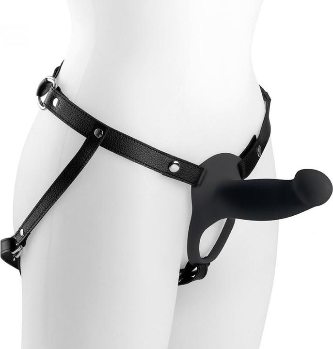 Produktbild Virgite Dildos with harness brand HOLLOW HARNESS C/VIBRATION H3 SIZE S BLACK