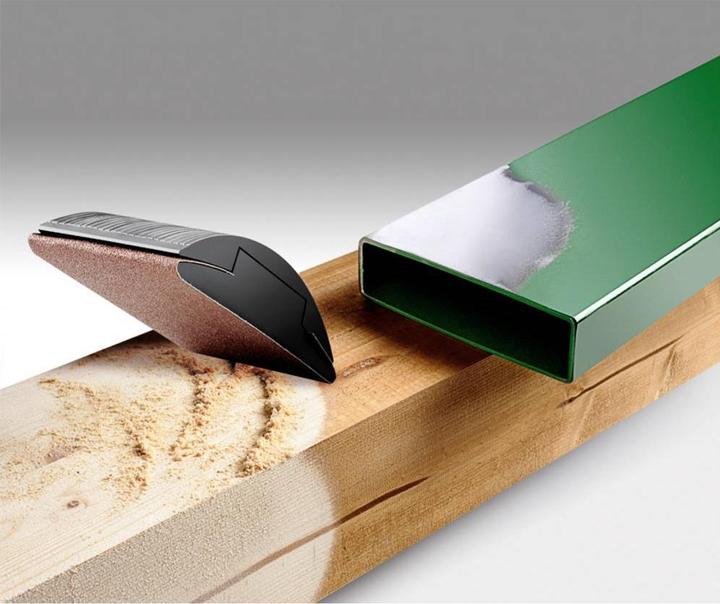 Actual product image kwb Hand sandpaper set grit (P180, P60, P80, P150)