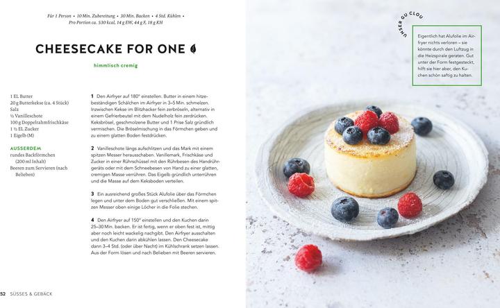 Actual product image Airfryer for One (German, Tanja Dusy, 2025)