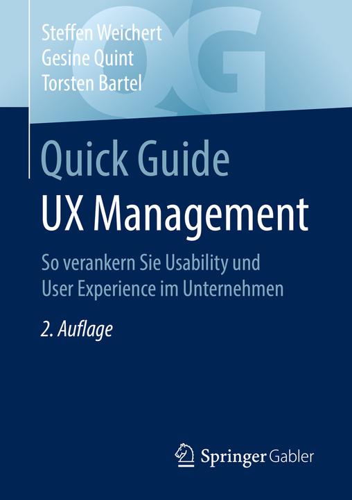 Image du produit Quick Guide UX Management (Allemand, 2021)
