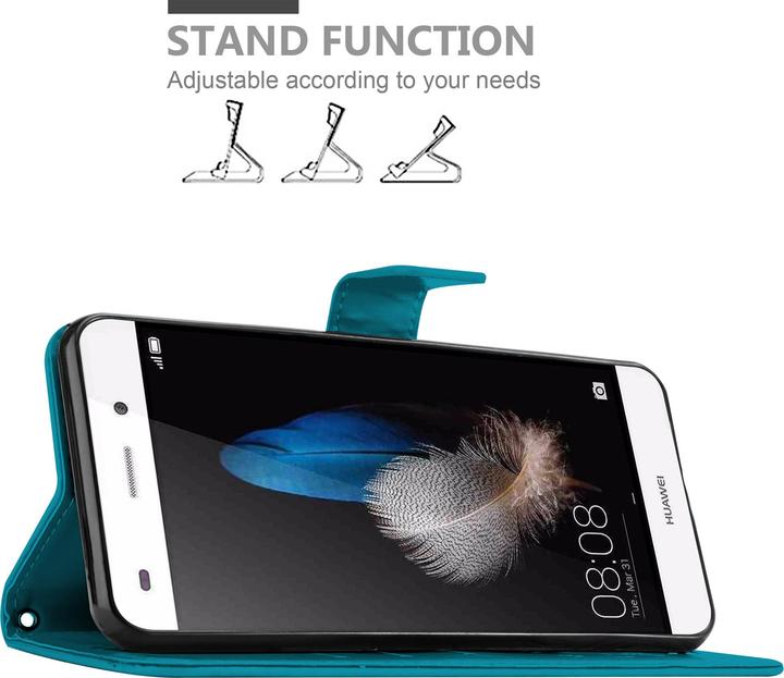 Produktbild Cadorabo Flower Book Cover (Huawei P8 Lite)