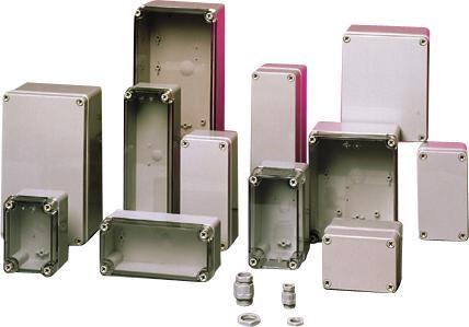 Actual product image Fibox IP67 box with grey lid,170x140x95mm (Housing)