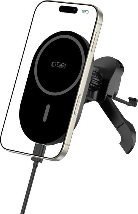 Image du produit Tech-Protect MM15W-V6 Magnetic MagSafe Car Air Vent Holder - Black