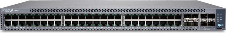 Actual product image Juniper EX4100-48P network switch Unmanaged Power over Ethernet (PoE) support 1U Grey