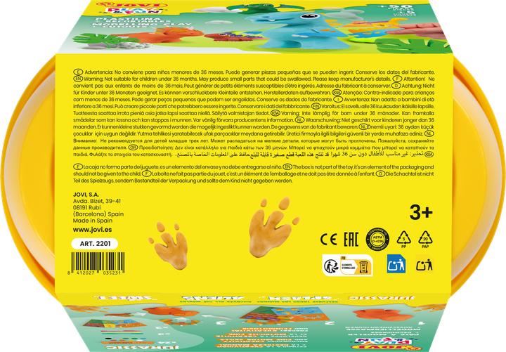 Actual product image Jovi Play&Fun Plastilin-Dinosaurier