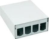 Actual product image Metz Connect 4 port surface mount housing