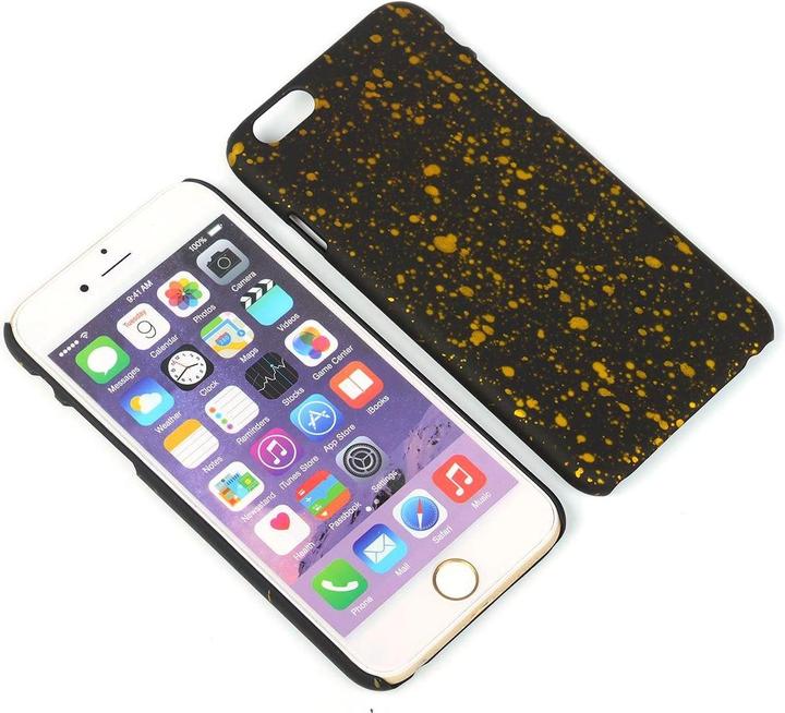 Produktbild König Design Handy Hülle Schutz Case Bumper Schale für Apple iPhone 6 Plus 3D Sterne Gelb Neu (Apple iPhone 6 Plus)